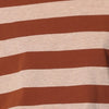 Time Brown Mixed Stripes T-Shirt
