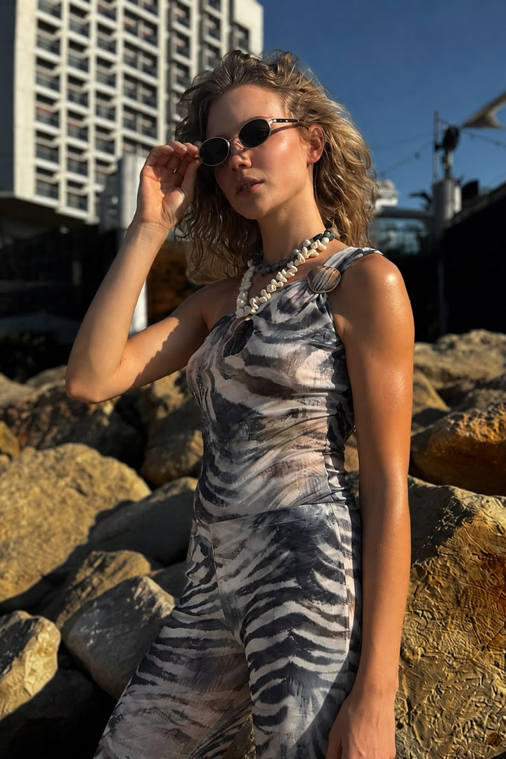 Naxos Zebra Bodysuit
