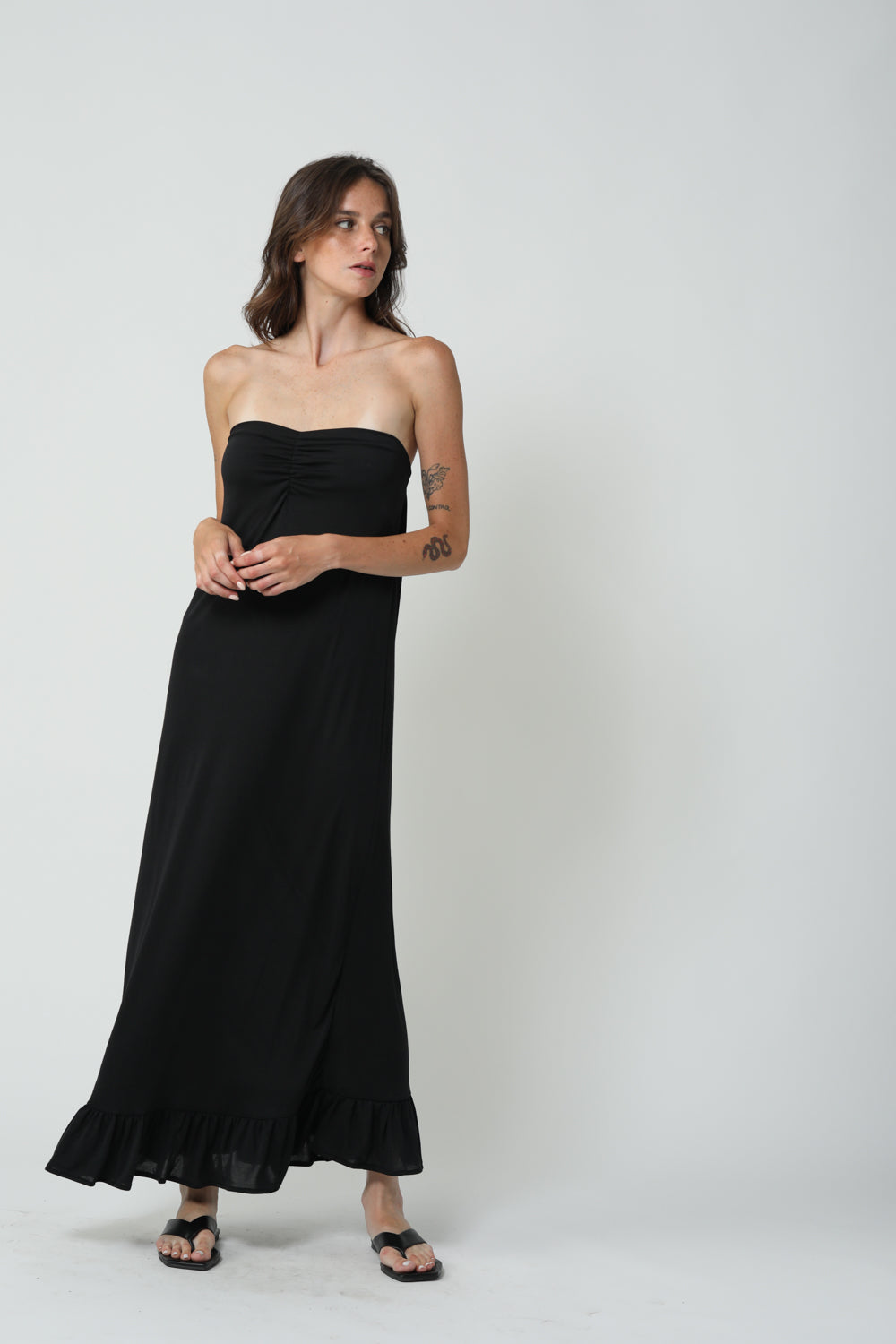 Strapless Black Dress