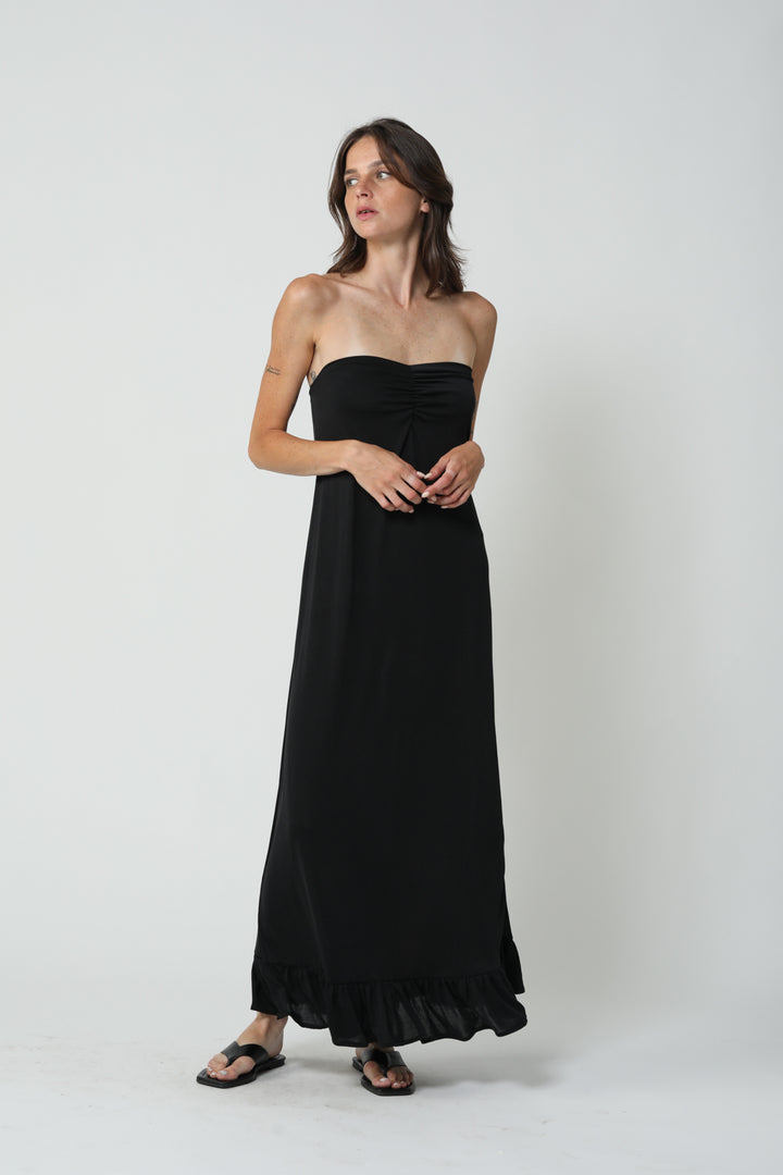 Strapless Black Dress