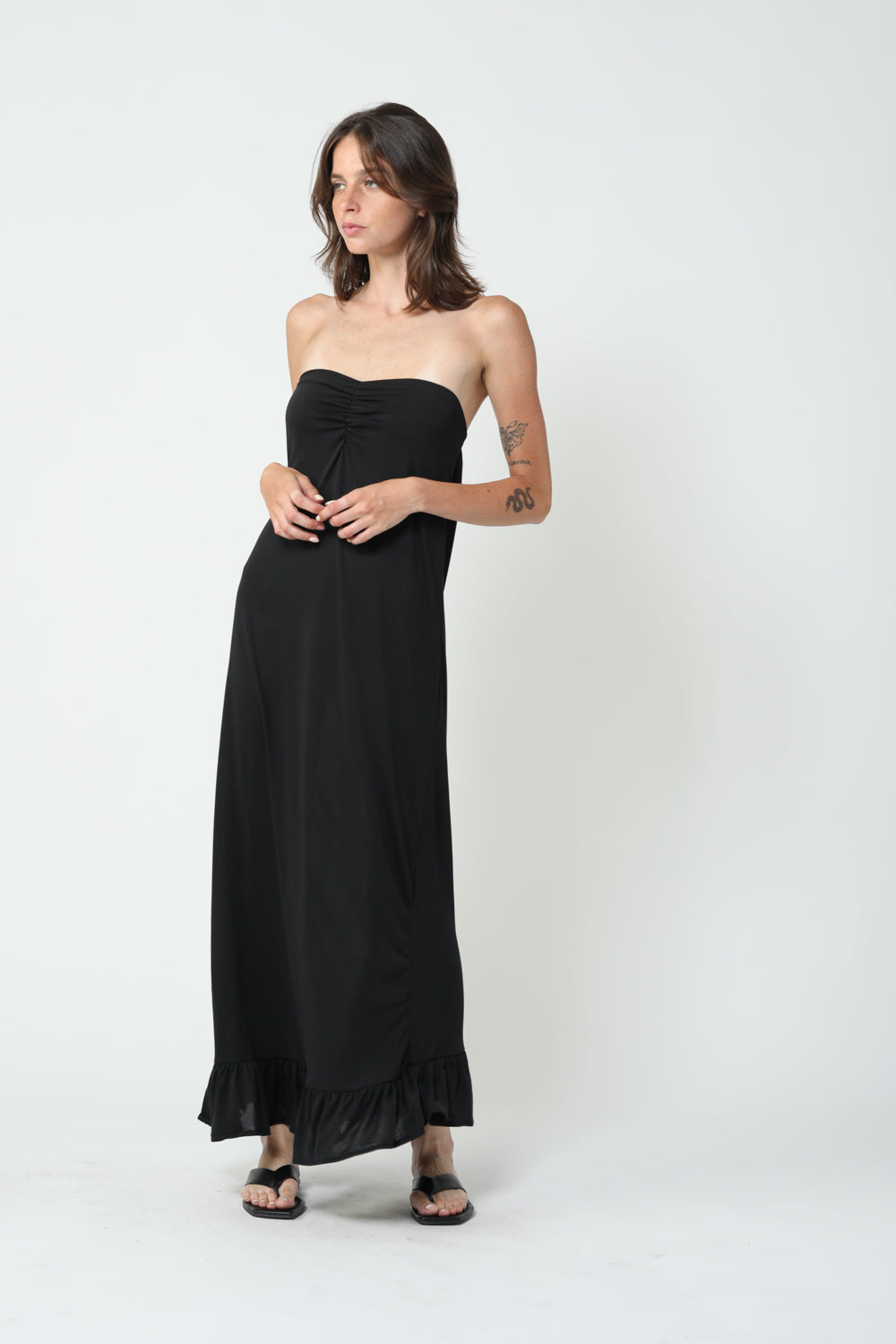 Strapless Black Dress