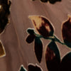 Brown Floral Velvet Kimono