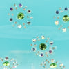 Gems Sky Blue Hair Clip