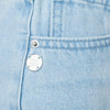 Star 609 Light Blue Denim Shorts