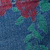 Guri Blue Flowered Denim Shorts