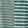 Halves Green&White Striped Shirt