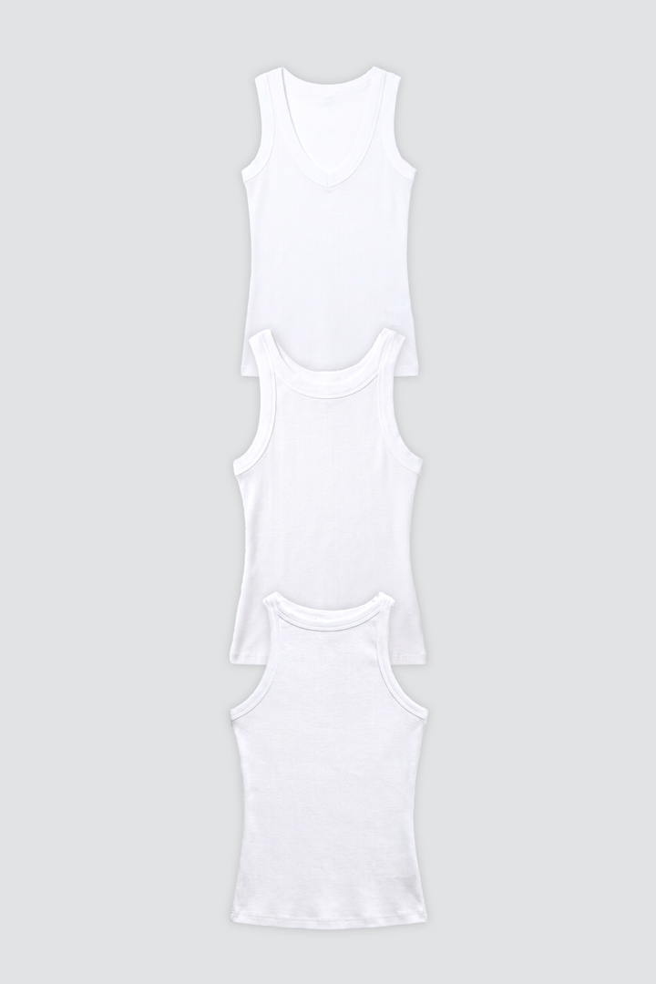 Starz Of Saba 3 White Tanks Pack