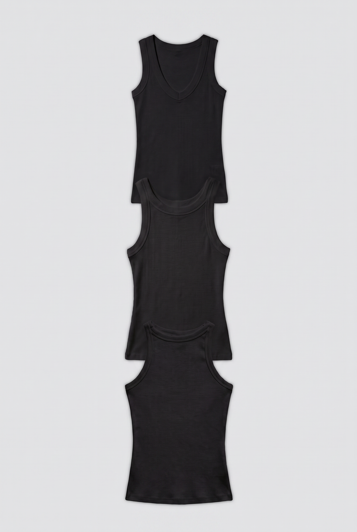 Starz Of Saba 3 Black Tanks Pack