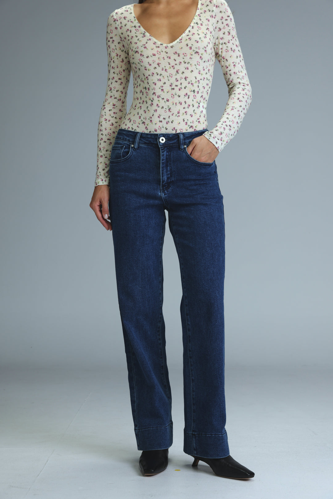 Star 493 Dark Blue Relaxed Denim