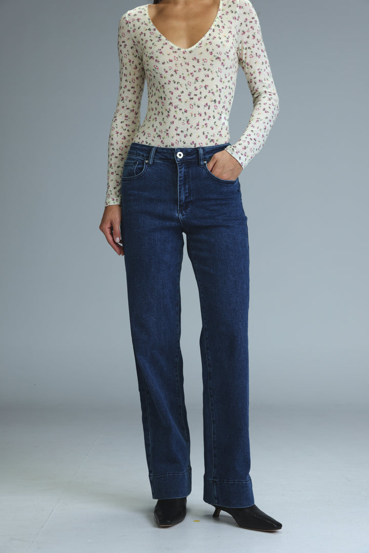Star 493 Dark Blue Relaxed Denim