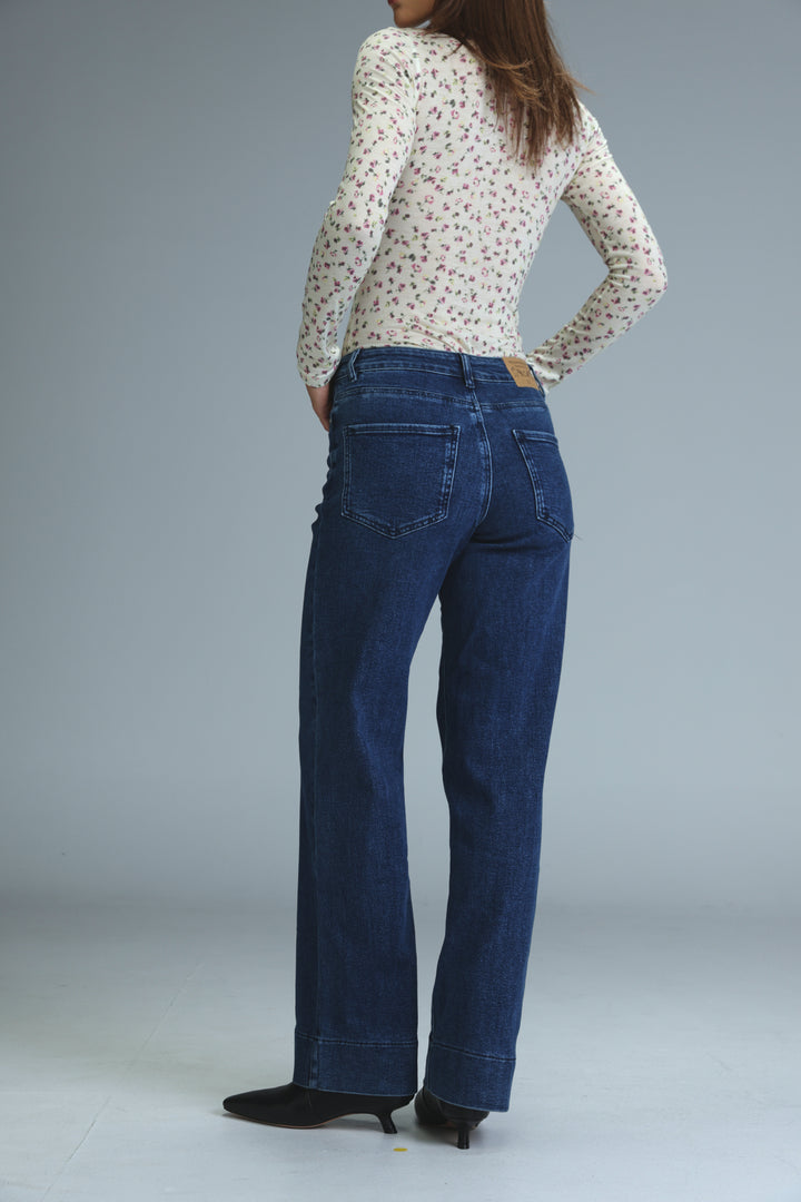 Star 493 Dark Blue Relaxed Denim