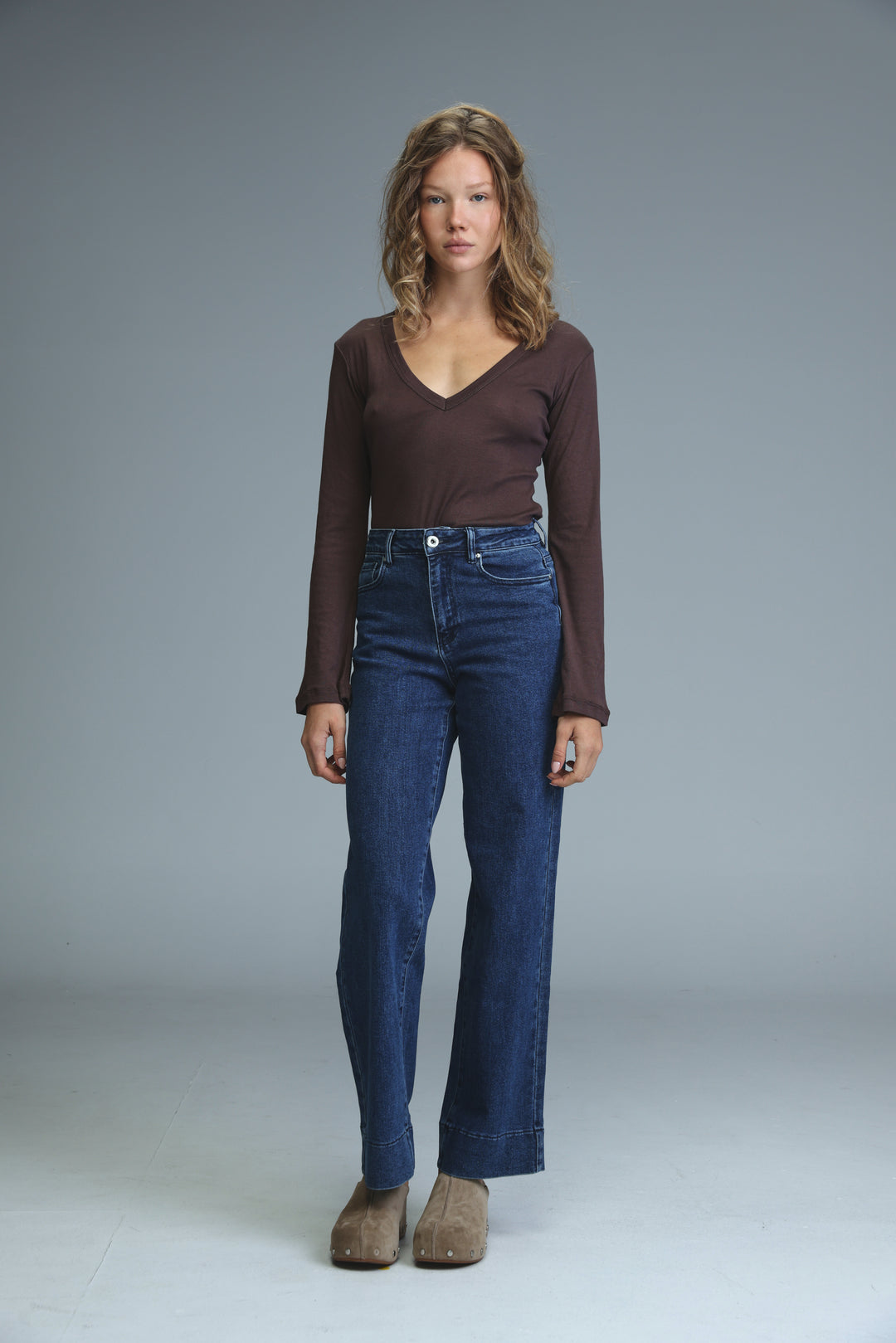 Saba13 Brown V Shirt