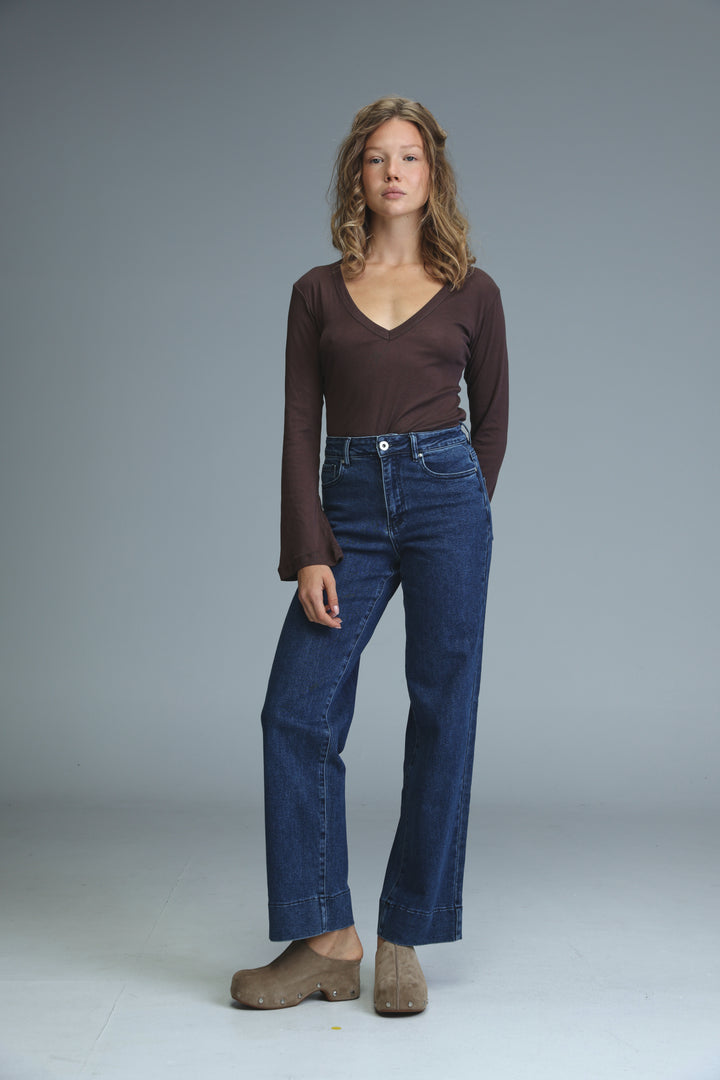 Saba13 Brown V Shirt