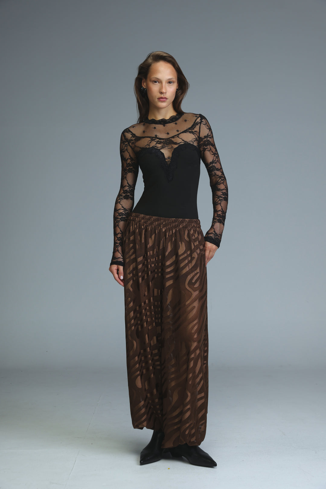 Afterhours Black Lace Top