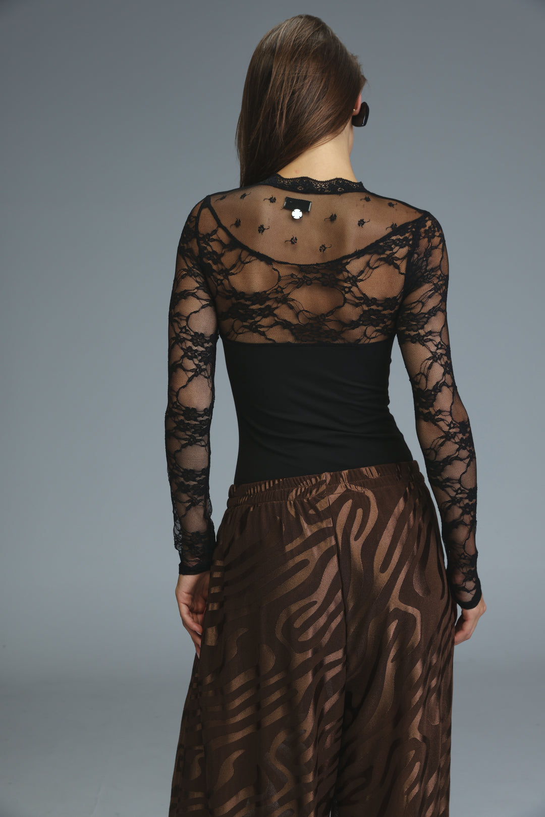 Afterhours Black Lace Top