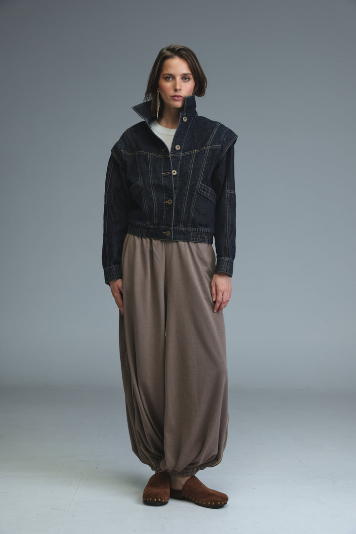 Poetry Dark Blue Denim Jacket