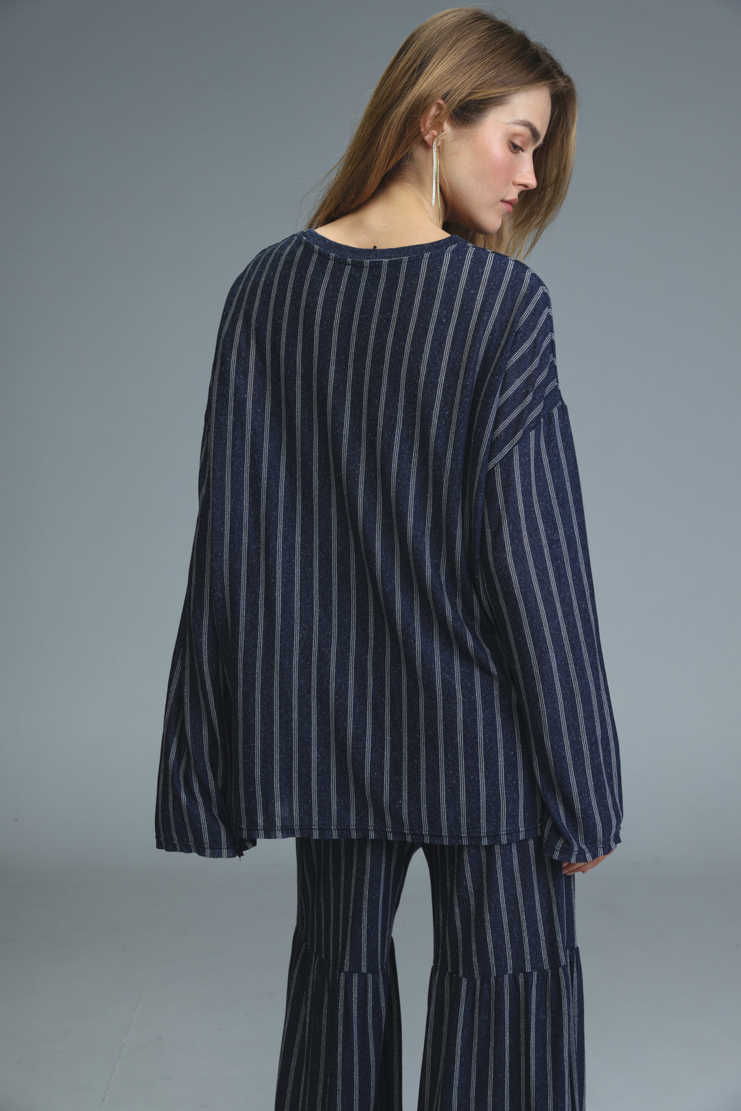 Free Blue Stripes Shirt