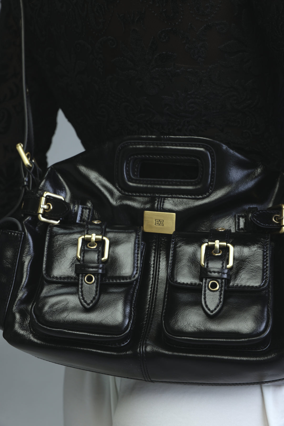 Soul Black Leather Bag