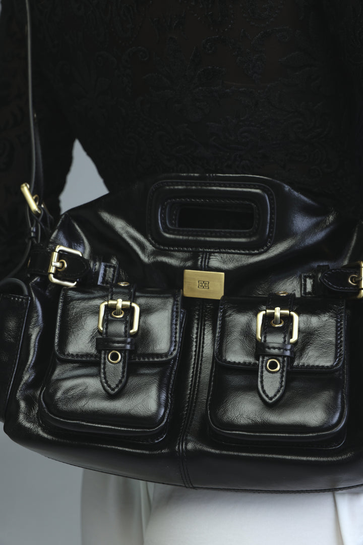 Soul Black Leather Bag