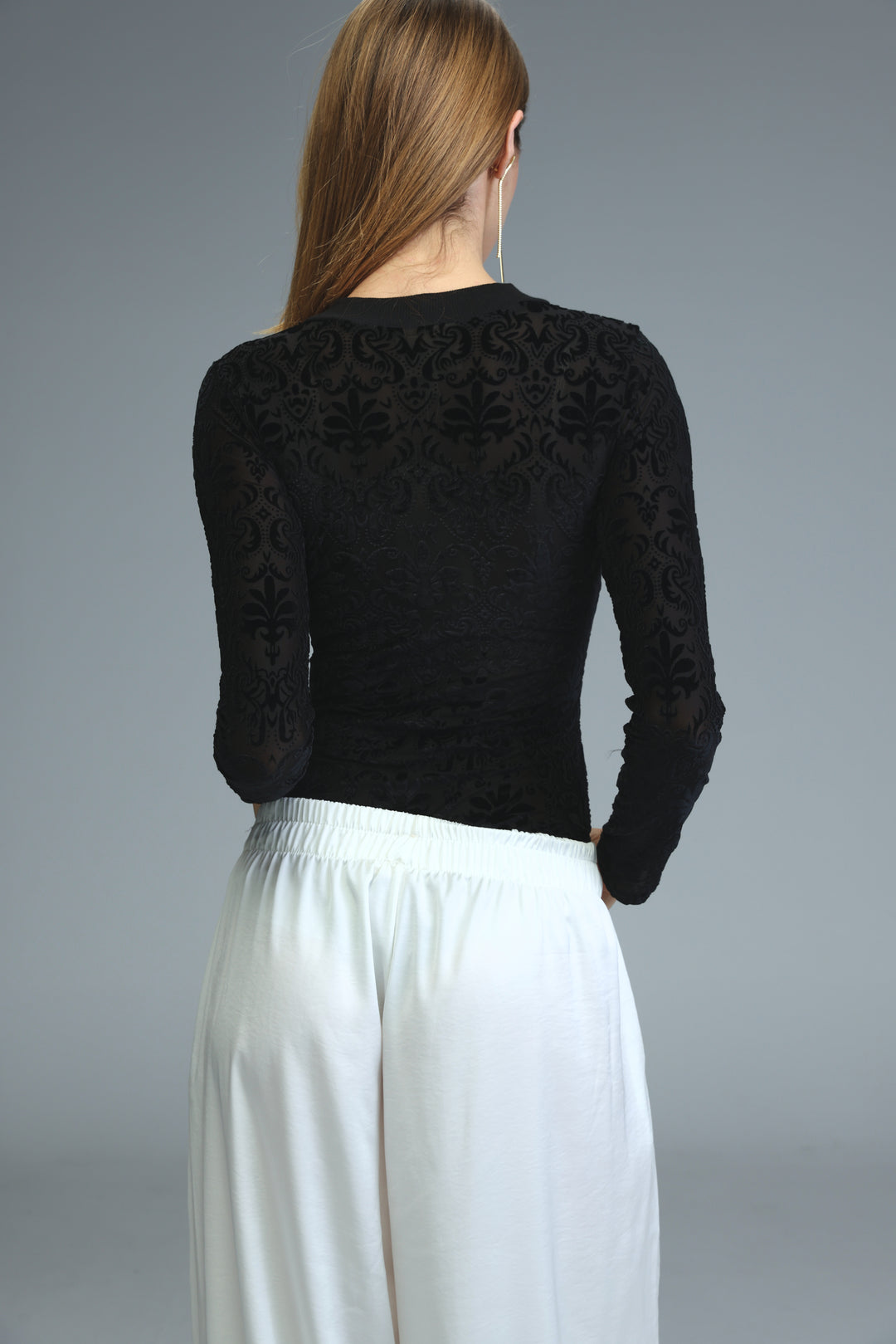 Toast Black Velvet Bodysuit