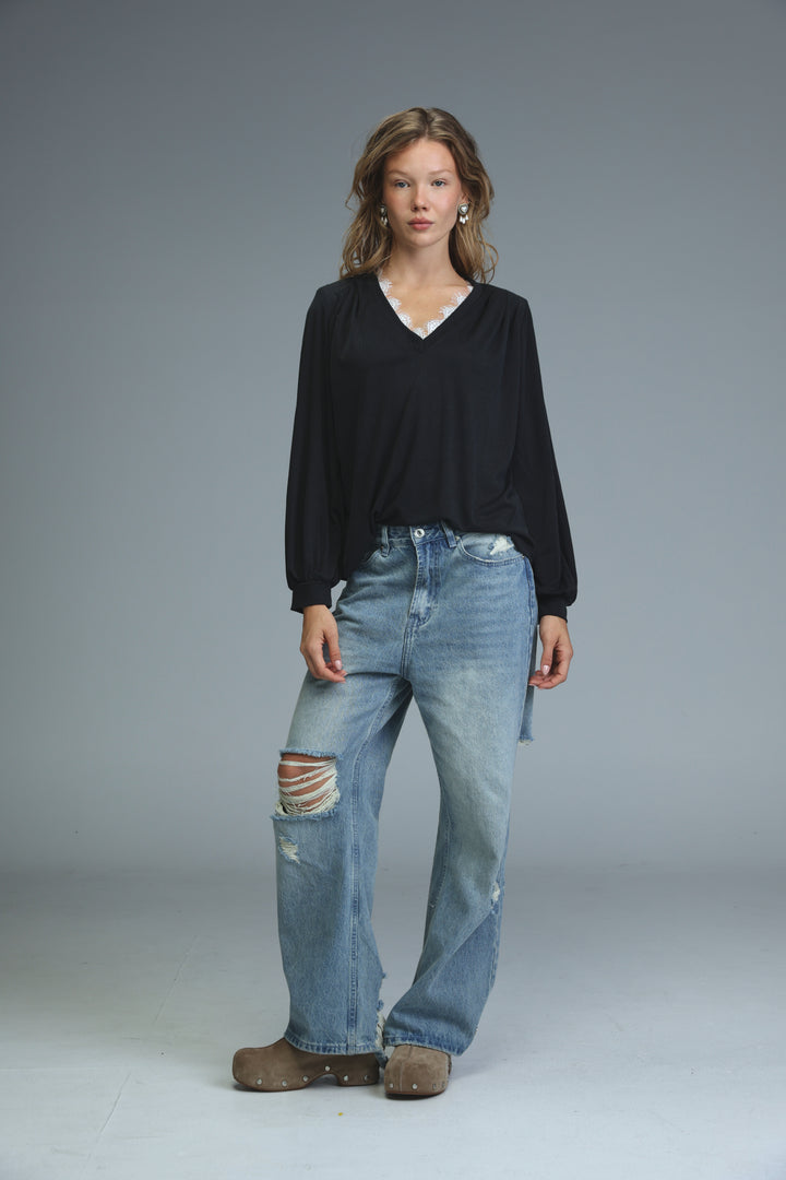 Vermont Black/White Shirt