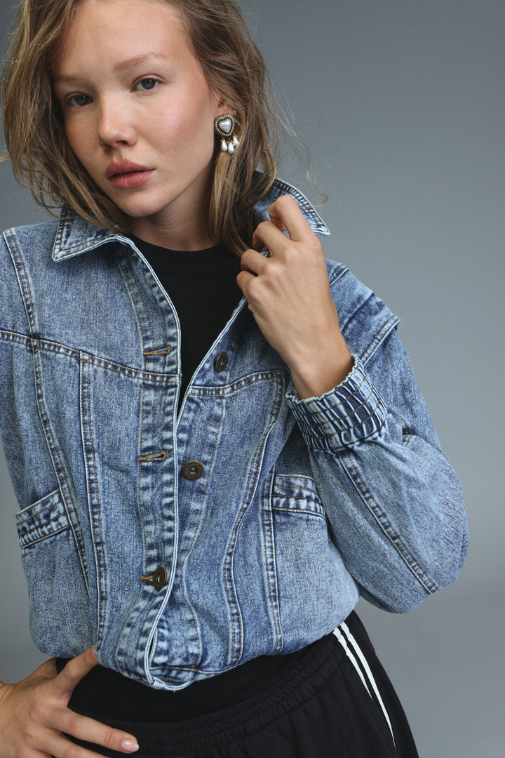 Poetry Blue Denim Jacket