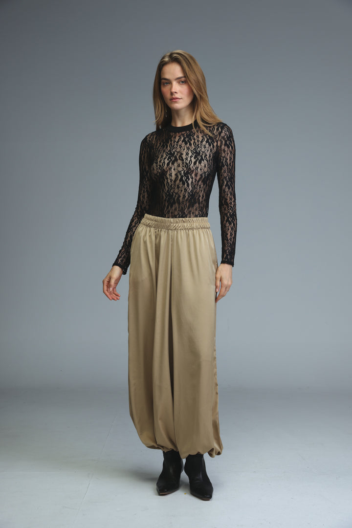 Nightfall Black Lace Bodysuit