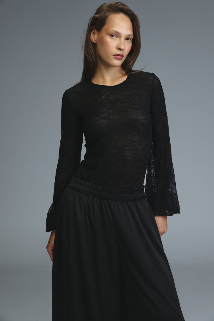 Moonspell Black Lace Bodysuit