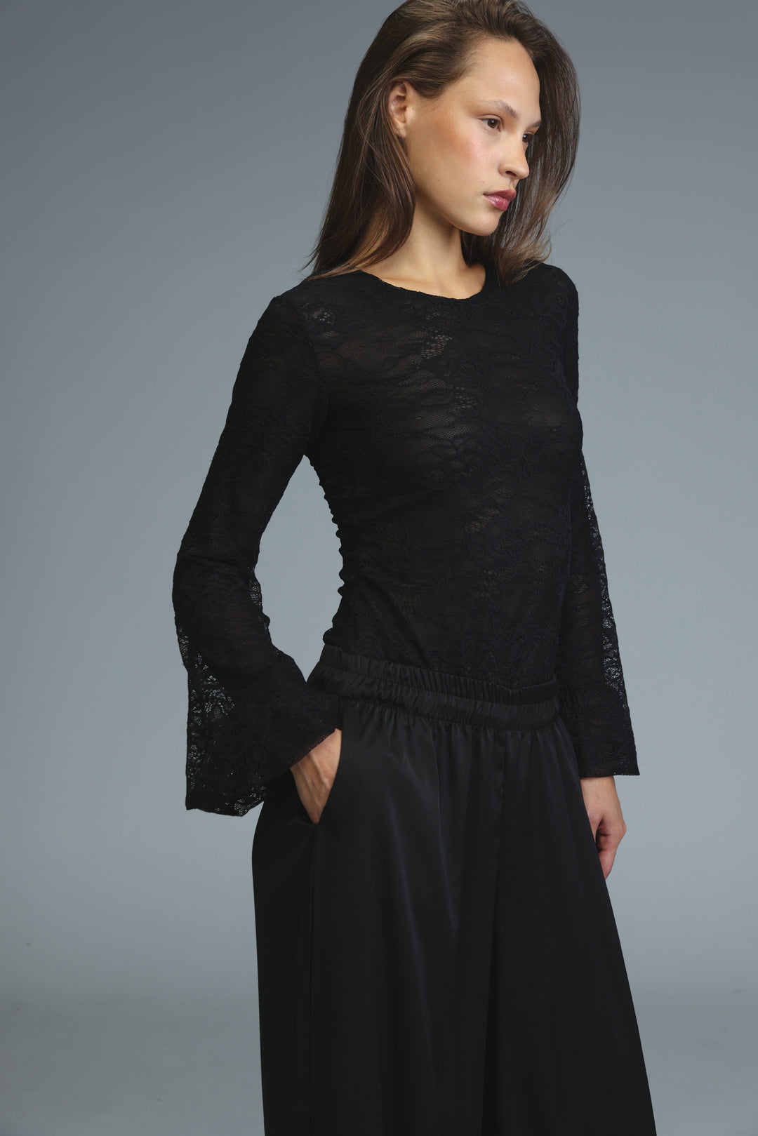 Moonspell Black Lace Bodysuit