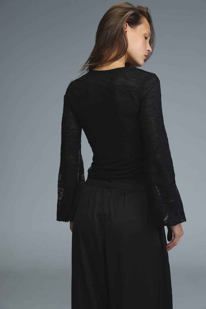 Moonspell Black Lace Bodysuit