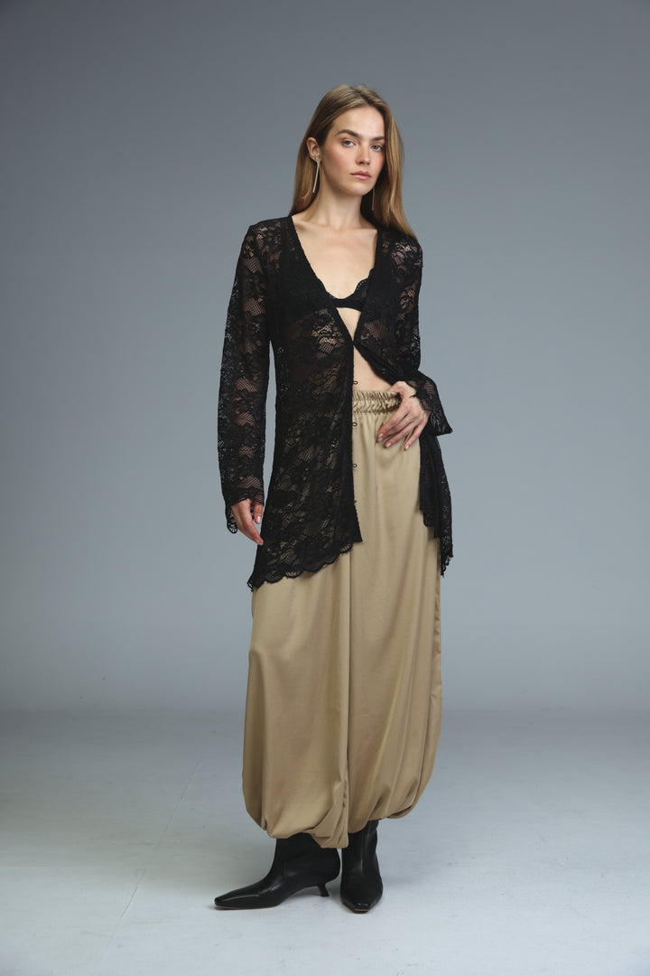 Twilight Black Lace Cardigan