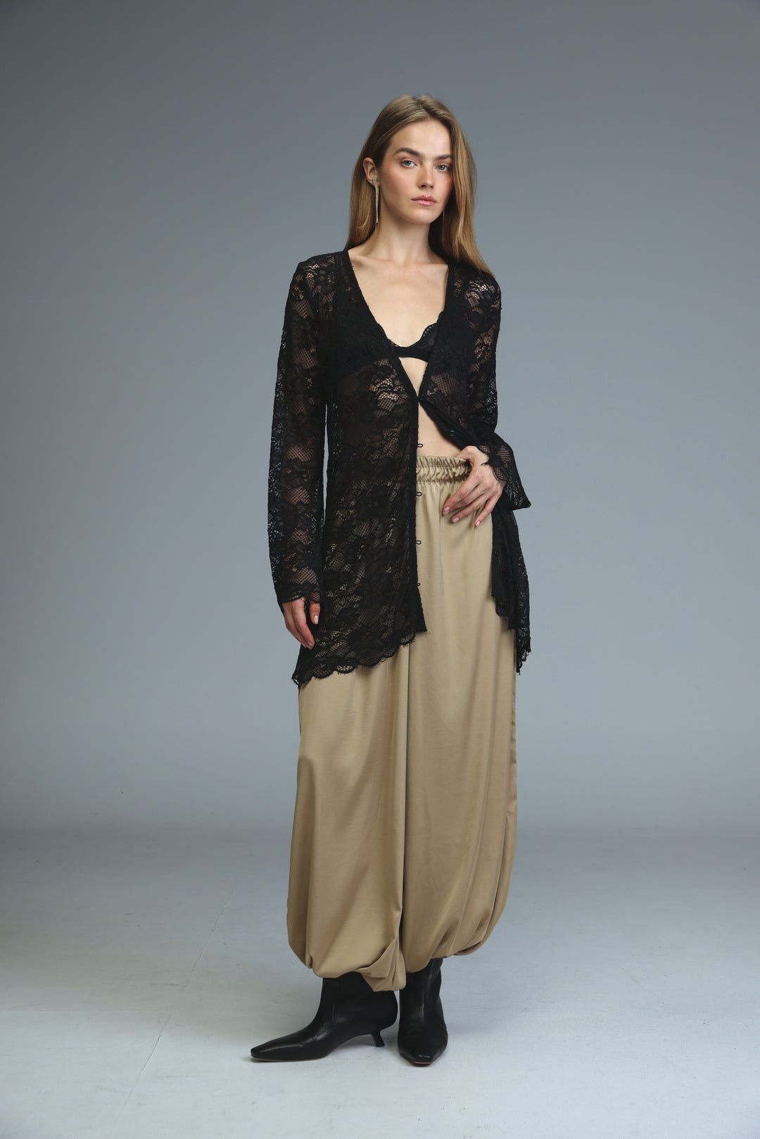 Twilight Black Lace Cardigan