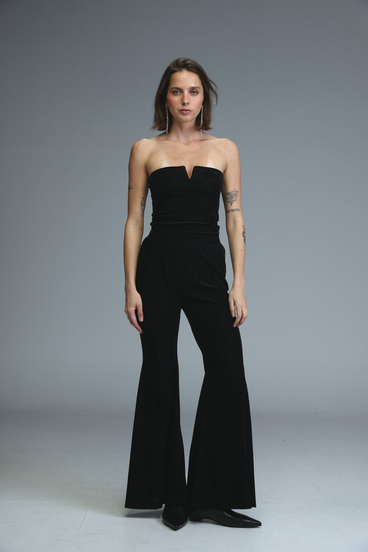 Fantasy Black Velvet Top