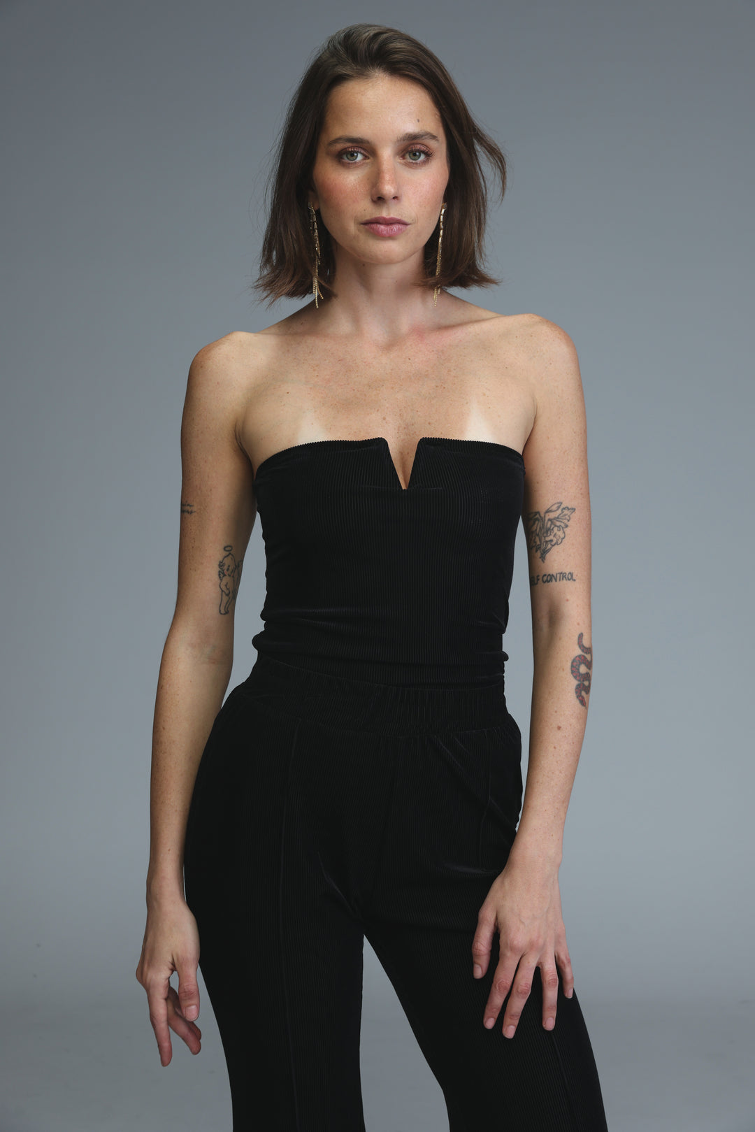 Fantasy Black Velvet Top