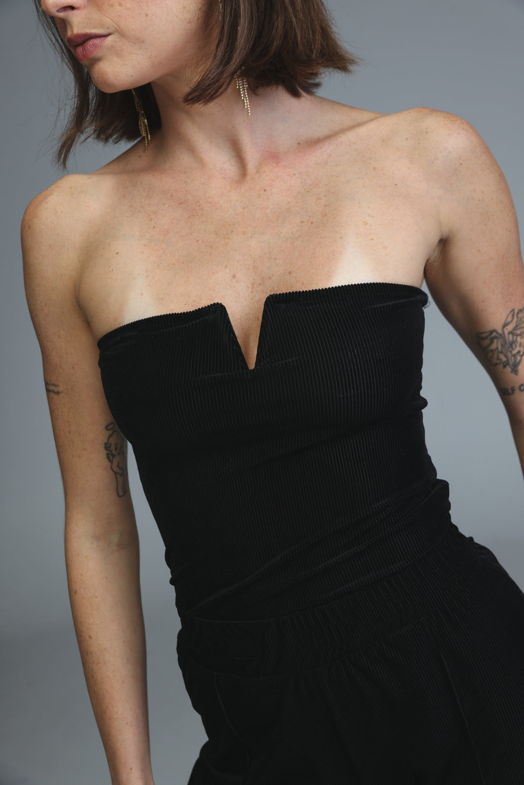 Fantasy Black Velvet Top