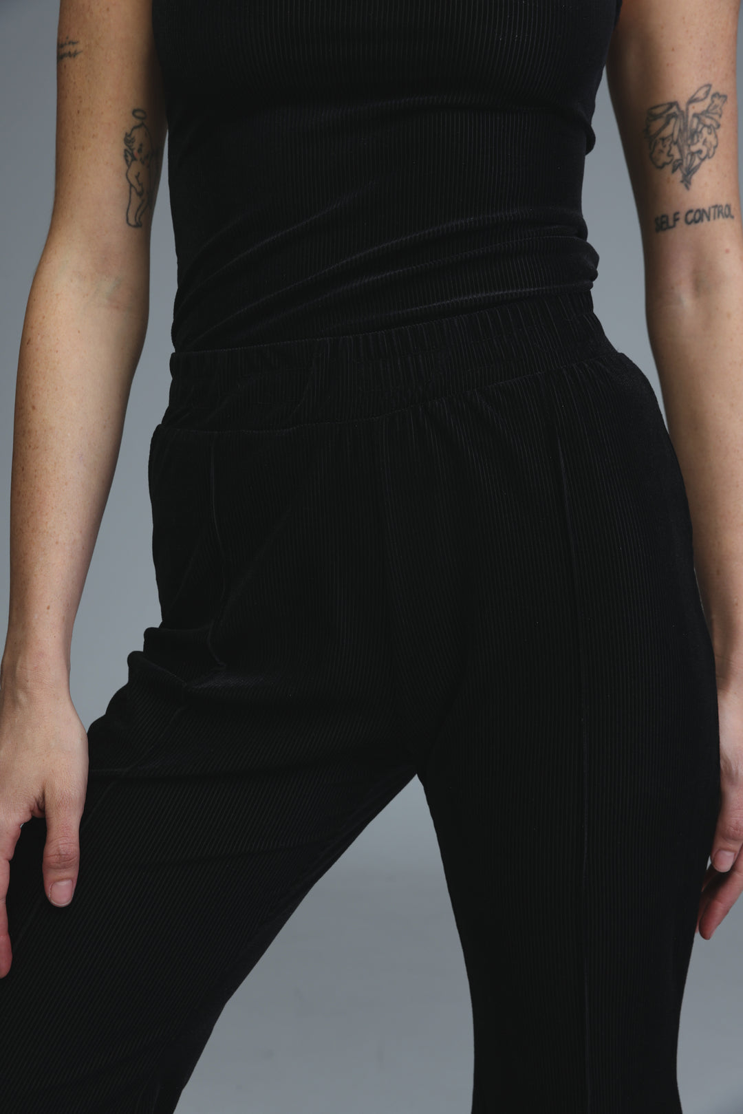 Countdown Black Velvet Bottoms