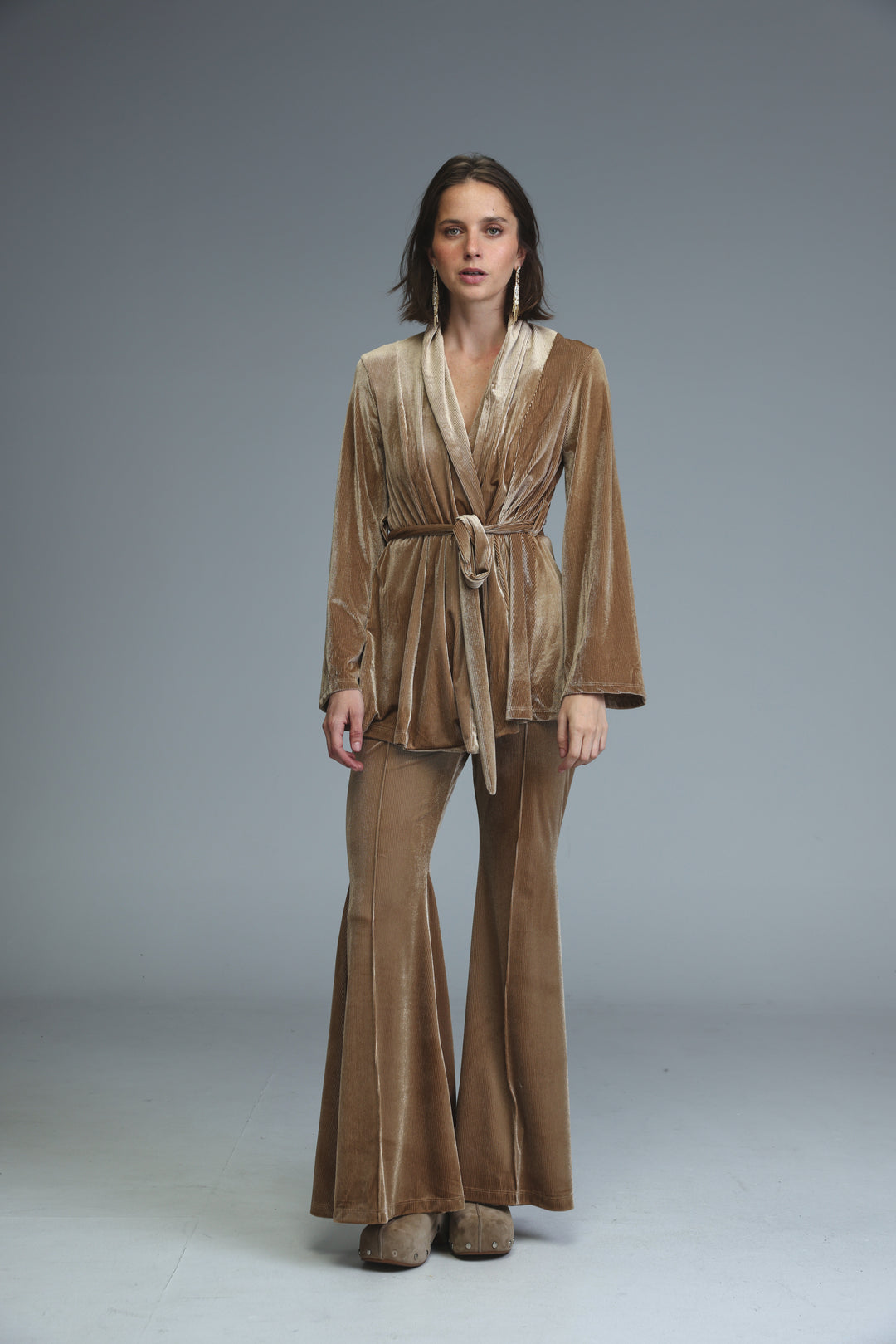 Countdown Gold Velvet Bottoms