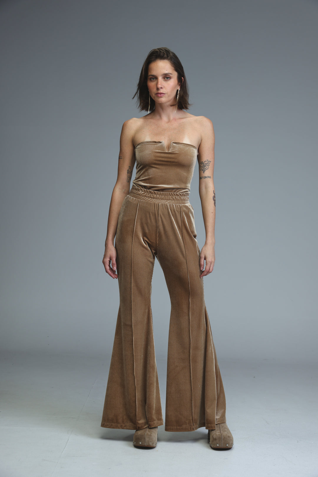 Fantasy Gold Velvet Top