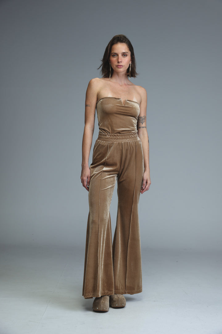 Fantasy Gold Velvet Top