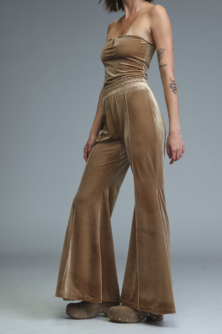 Countdown Gold Velvet Bottoms