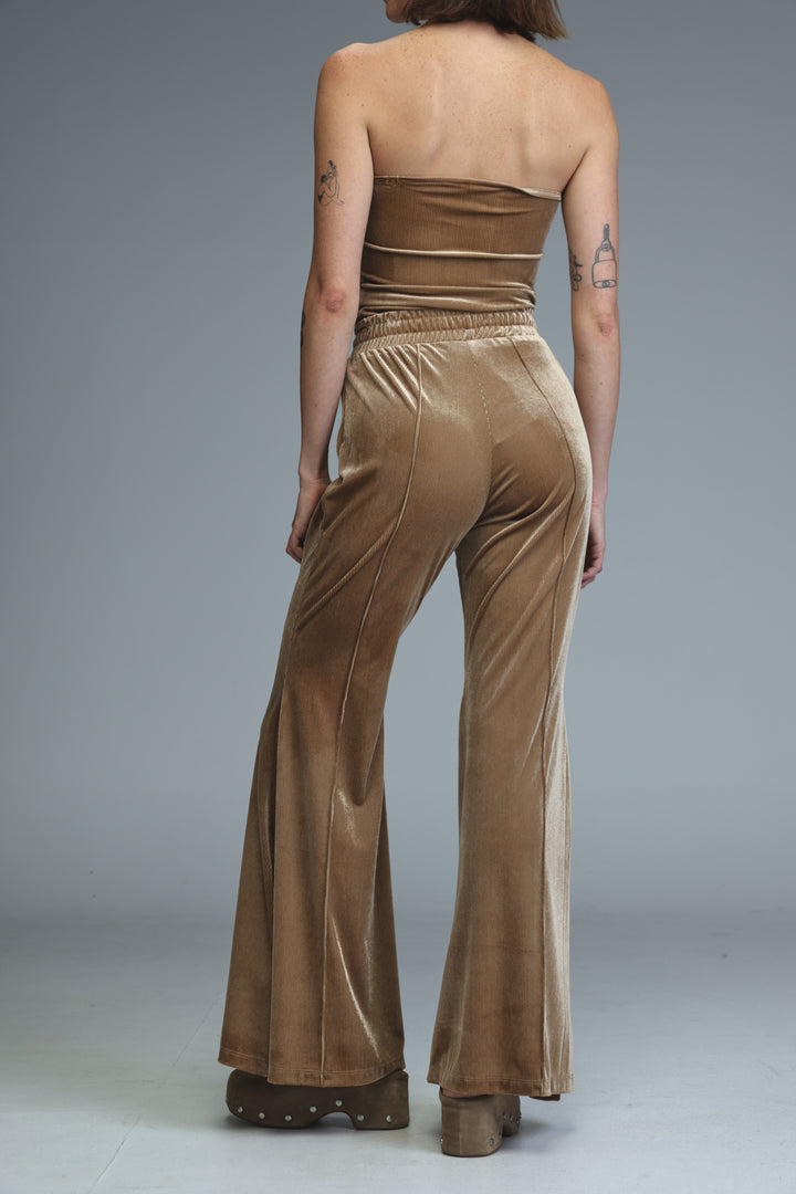 Countdown Gold Velvet Bottoms