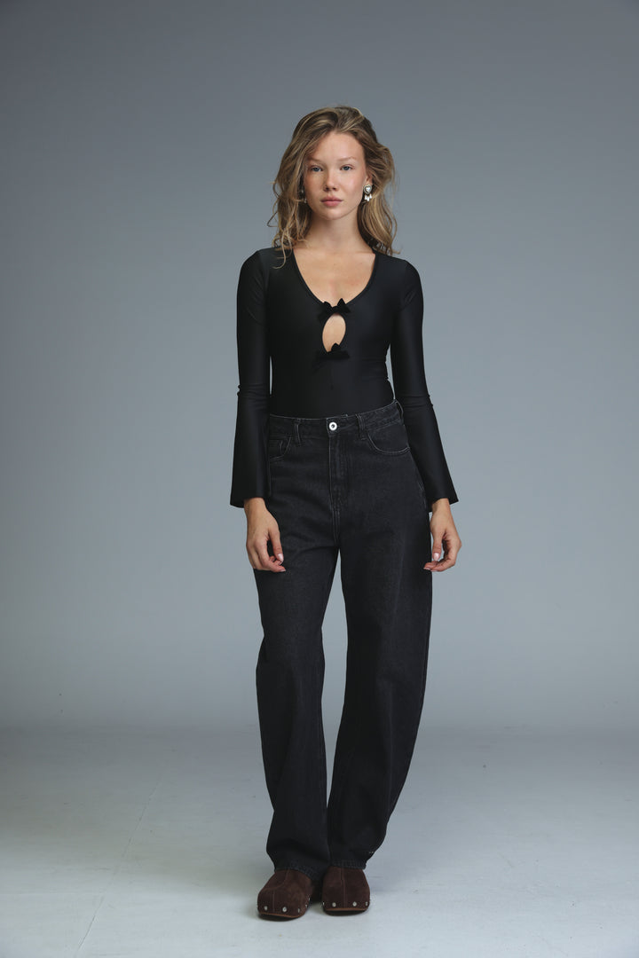 Secret Black Bodysuit