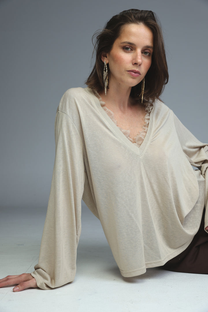 Glow Beige Shirt