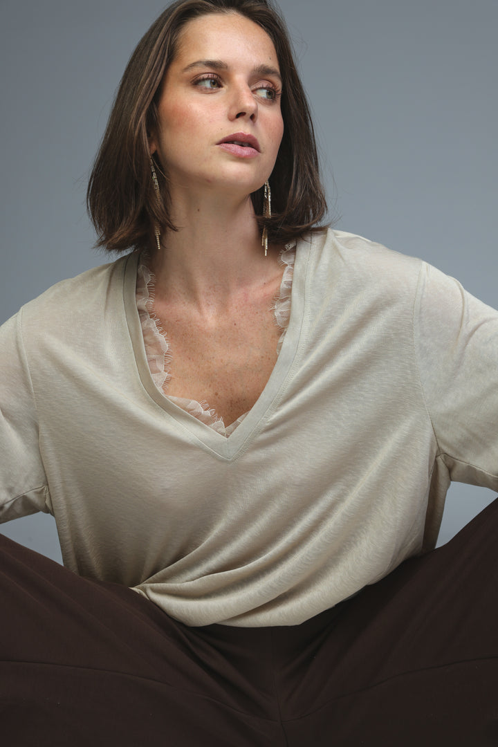 Glow Beige Shirt