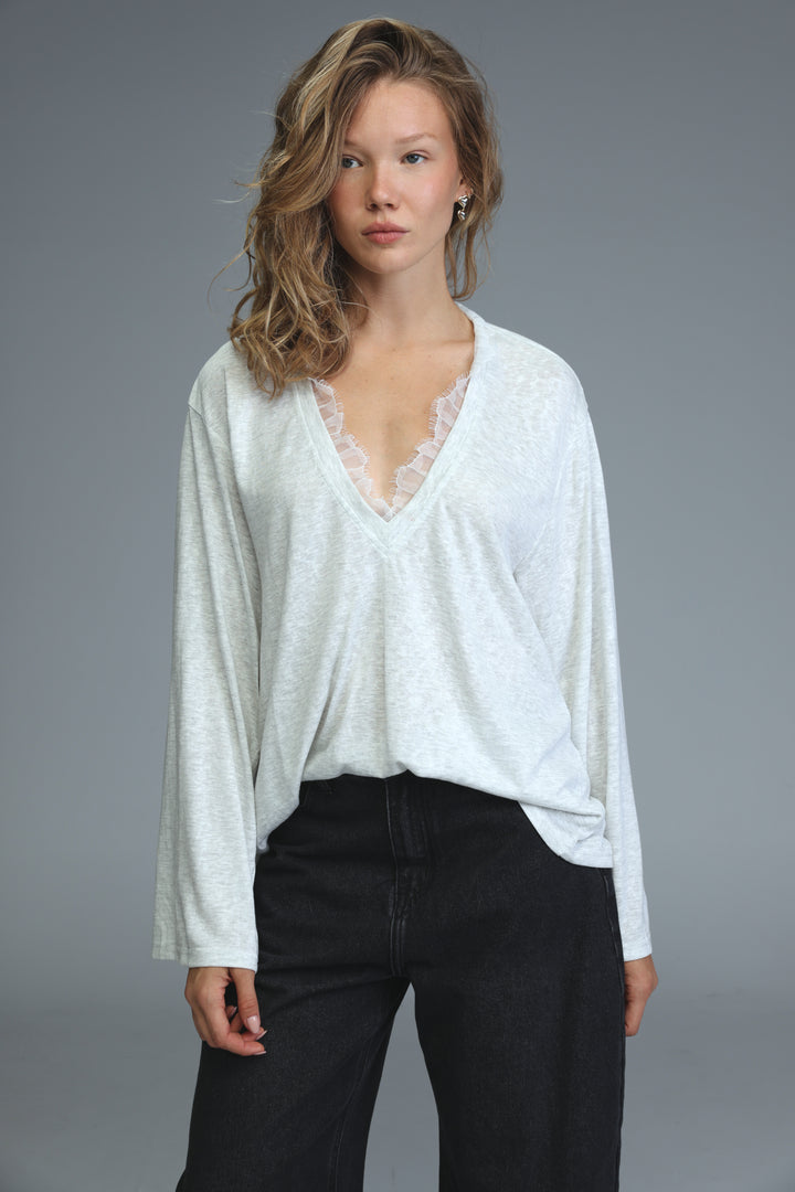 Glow Light Grey Shirt