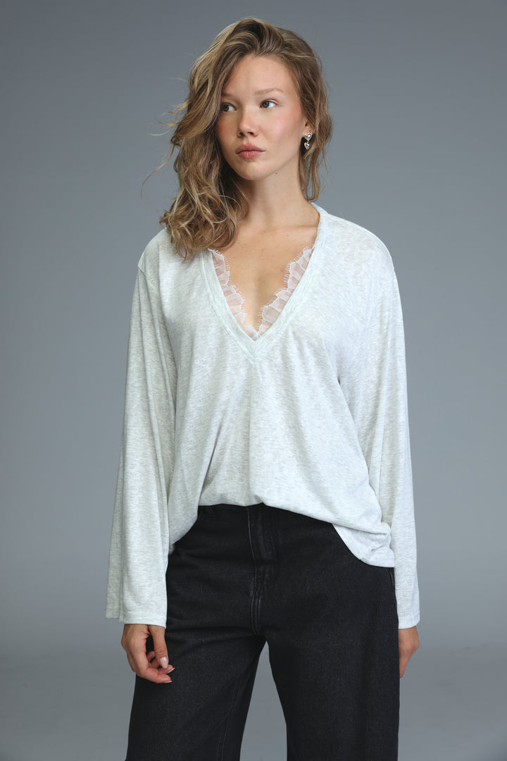 Glow Light Grey Shirt