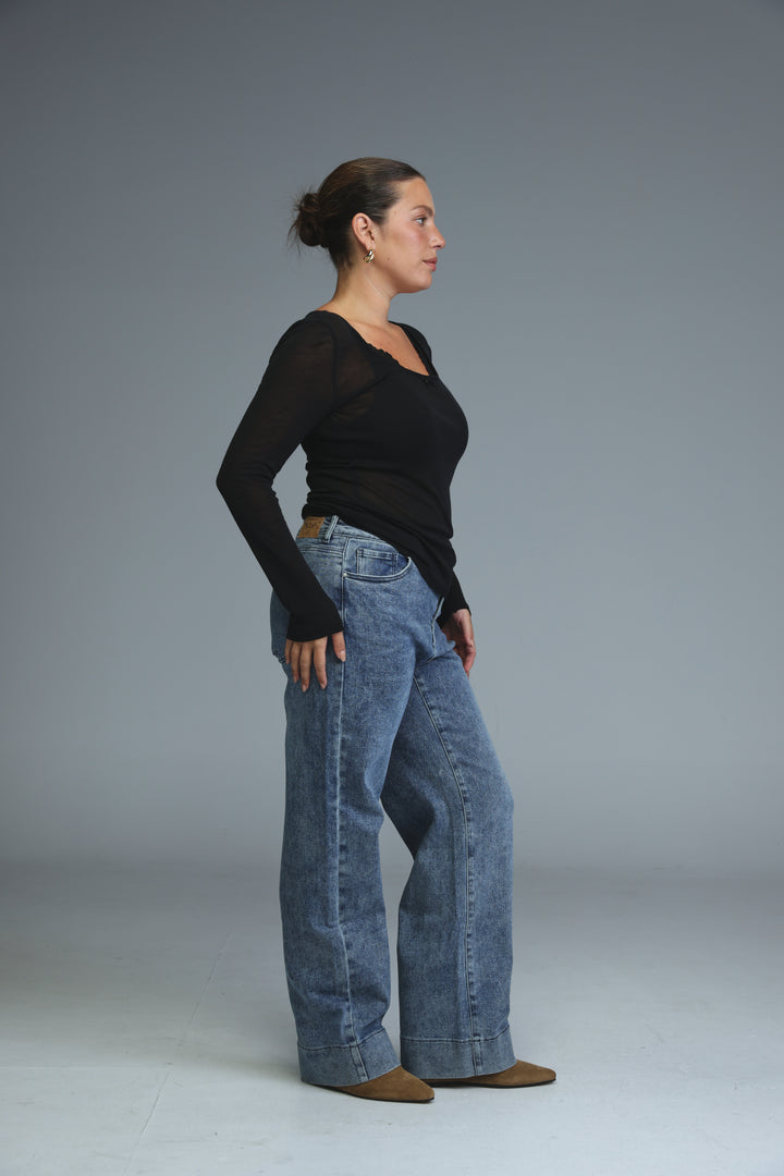 Star 492 Blue Loose Denim