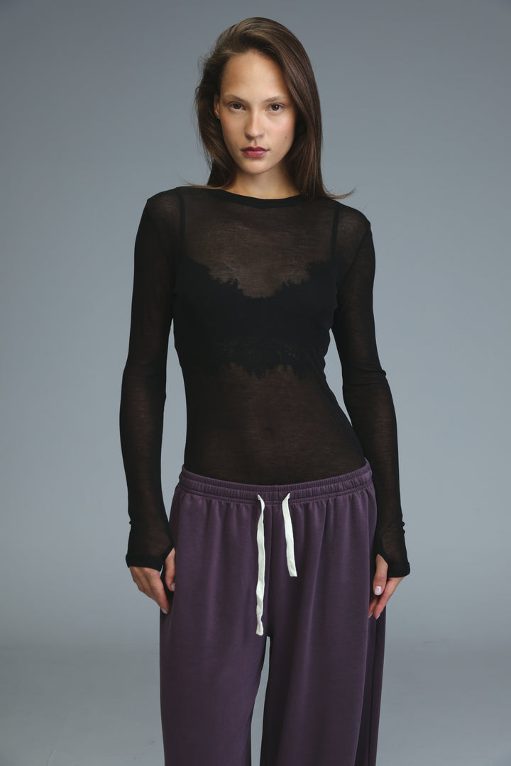 Clean76 Black Bodysuit