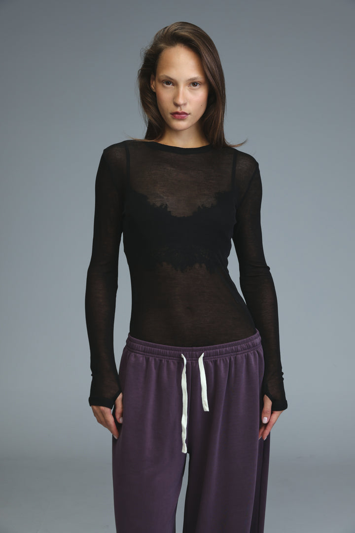 Clean76 Black Bodysuit