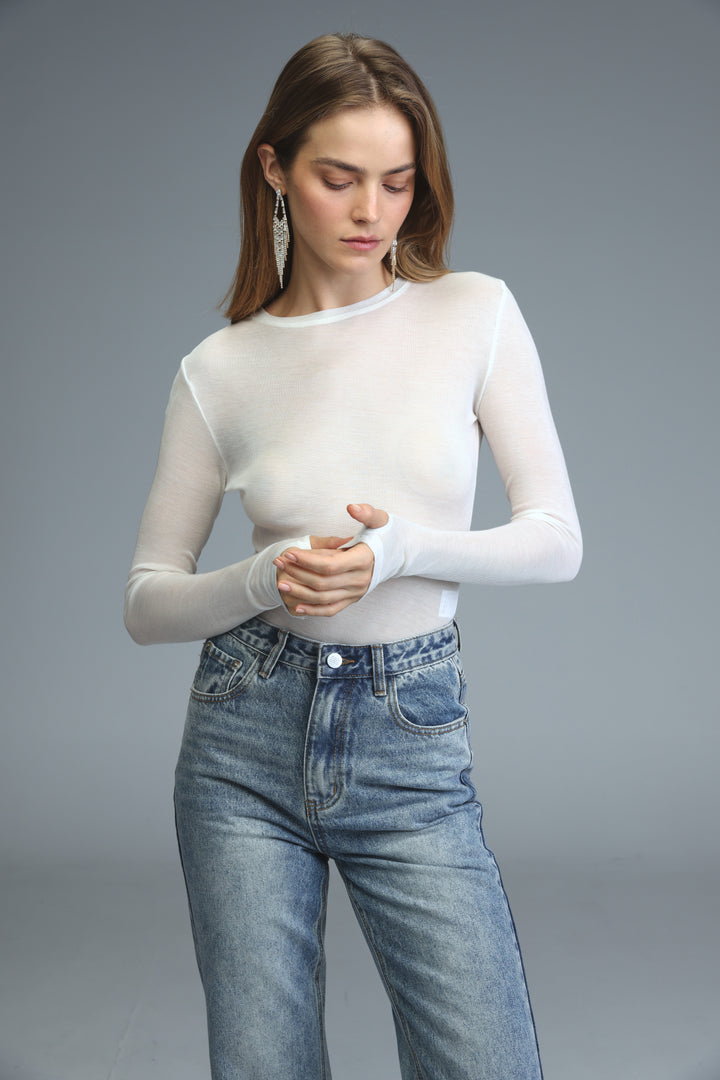Clean76 White Bodysuit